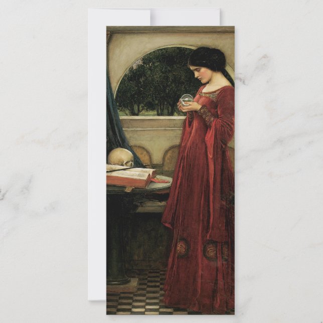 Crystal Ball por John William Waterhouse (Anverso)