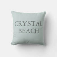 Crystal Beach Sea Salt Cojín decorativo