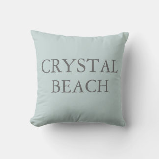 Crystal Beach Sea Salt Cojín decorativo