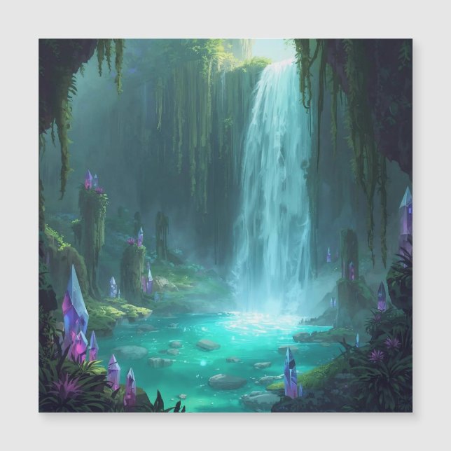 Crystal Falls of the Hidden Realm (Anverso)