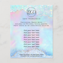 crystal opal FAUX iriparent Flyer