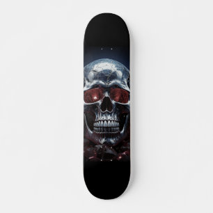 Crystal Skull con Skateboard Ruby Red Eyes