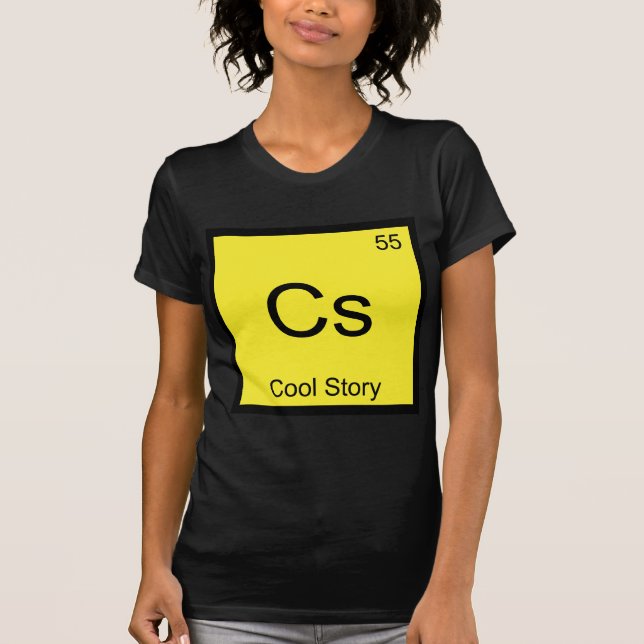 Cs - Camiseta Meme del Símbolo del Elemento Químic (Anverso)
