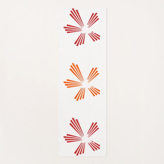 CSL St. Augustine Red Bloom Yoga Mat (Anverso)