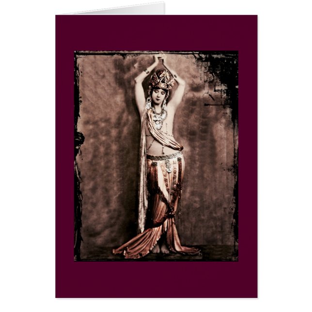 Cstuma de bailarina de Mata Hari Belly (Frente)