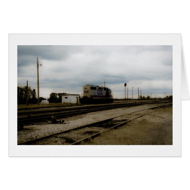 CSX Railroad el motor Toledo, OH de la yarda de (Anverso (Horizontal))