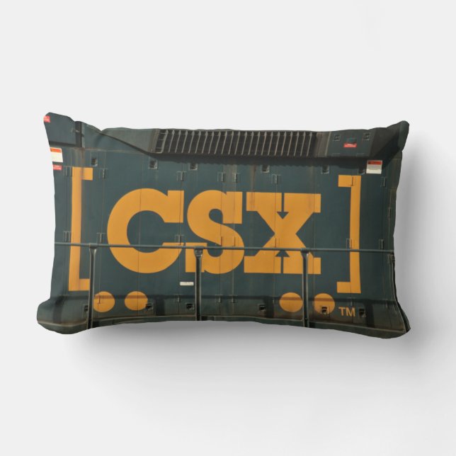 CSX RAILROAD LA ALMOHADA DEL LOGOTIPO (Anverso)