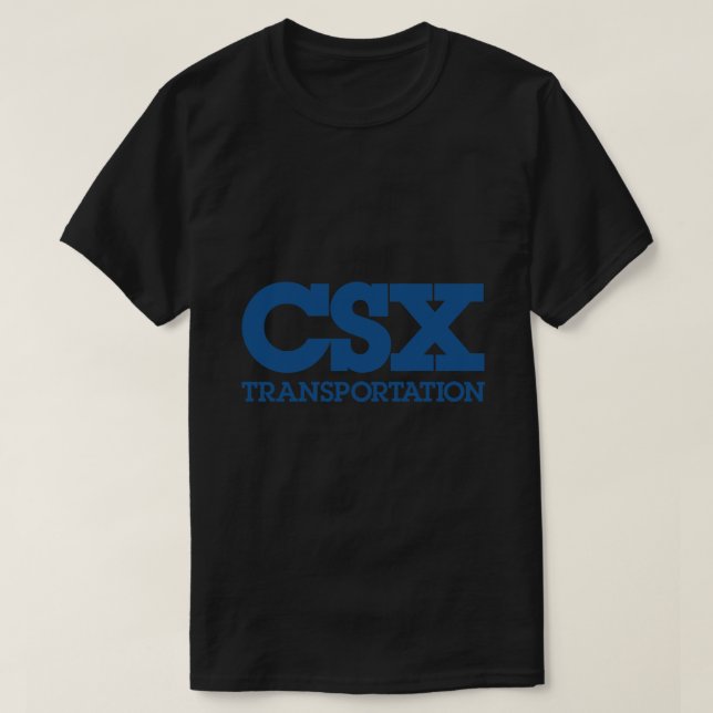 Csx Transportation (versión azul) camiseta clásica (Diseño del anverso)