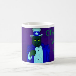 ¡Cthulhu le quiere! Taza