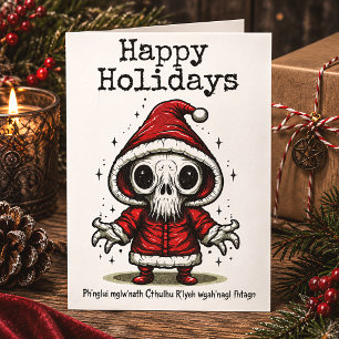 Cthulhu Navidad Espeluznante Oculto Feliz
