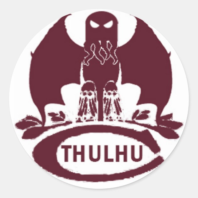 Cthulhu pegatina (Anverso)