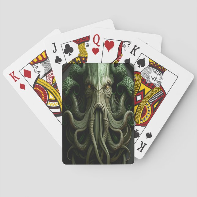 Cthulhu sube - Jugando cartas (Reverso)
