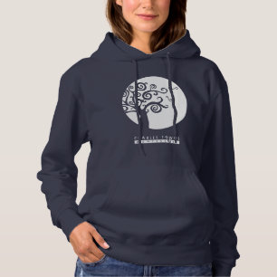 CTM Árbol circular con logo de línea Camisa de s
