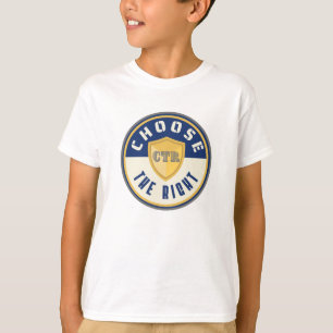 CTR primario de LDS Elija el bautismo de camiseta