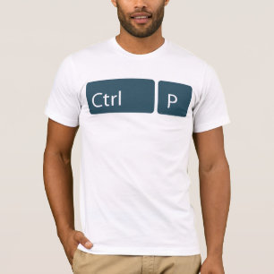 Ctrl + Camiseta de P (impresión)
