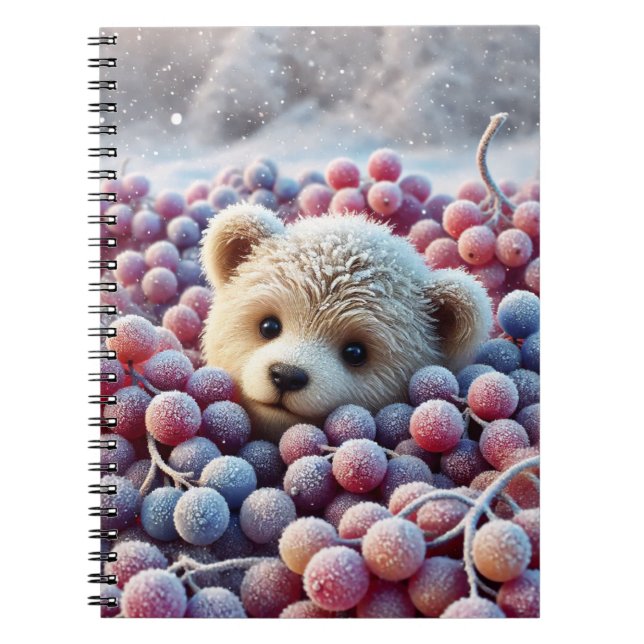 CUADERNO ぶどうに埋もれる子熊 (Frente)