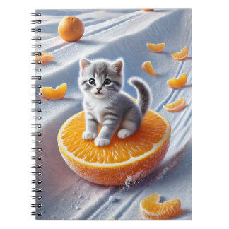 CUADERNO オレンジの上の猫