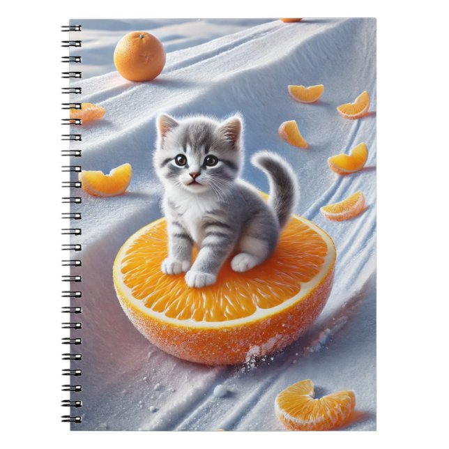 CUADERNO オレンジの上の猫 (Frente)
