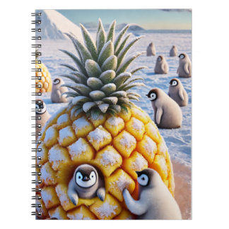 CUADERNO パイナップルのハウスとペンギン