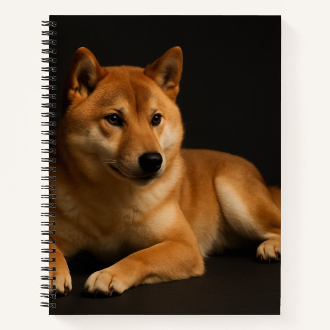 Cuaderno 柴犬ポートレート Shiba Inu Spiral Notebook – Graph (Anverso)