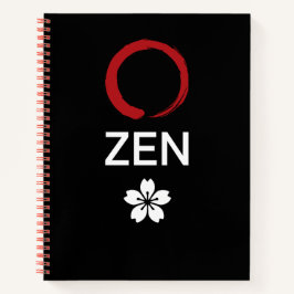 Cuaderno 禅 Zen – Enso Sakura Minimalist Notebook