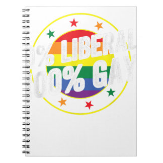 Cuaderno 0 Diseño liberal 100 LGBT gay para conservadores