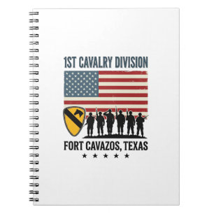 Cuaderno 1ª División de Caballería Fort Hood Camiseta Milit