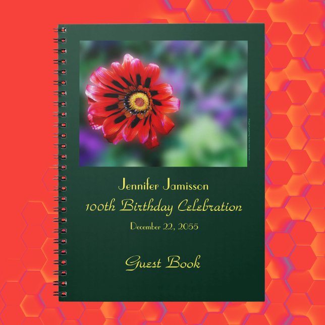 Cuaderno 100.º libro de invitados de fiesta de cumpleaños,  (Subido por el creador)