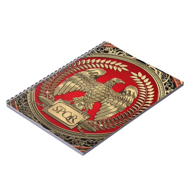 Cuaderno [100] Águila imperial romana dorada (Lado Izquierdo)