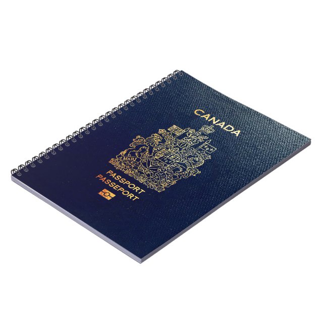Cuaderno [100] Cobertura de pasaporte canadiense (Lado Izquierdo)