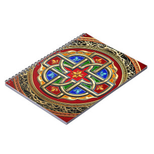 Cuaderno [100] Cruz Celta [Oro+Esmalte]