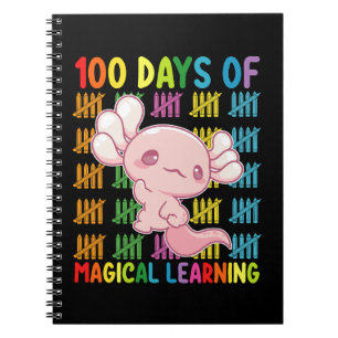 Cuaderno 100 Días De Aprendizaje Mágico Escuela De Ajolote