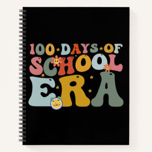 Cuaderno 100 Días De Escolaridad Niños Maestros Groovy De L