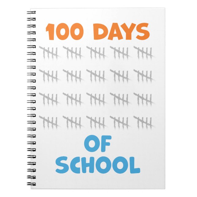 Cuaderno 100 días de escuela (Frente)