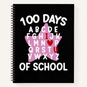 Cuaderno 100 Días De Escuela Alfabeto 100º Día Profesor 