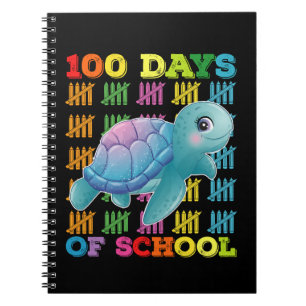 Cuaderno 100 Días De Escuela Tortuga Maestro Estudiante