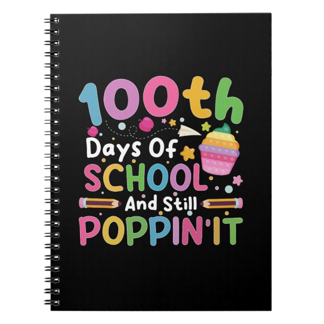 Cuaderno 100 Días De Escuela Y Aún Chica De Poppin (Frente)