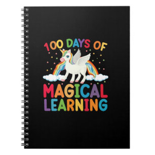 Cuaderno 100 Días De Magica Escuela De Aprendizaje Chicas U