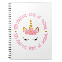 Cuaderno 100 días mágicos en la escuela