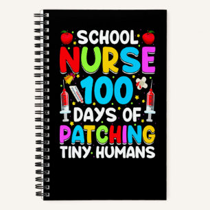 Cuaderno 100 Días Reparando Pequeños Humanos Enfermera Esco