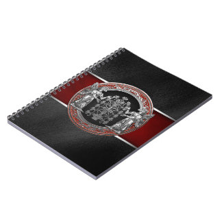 Cuaderno [100] Dos Ninurtas plateadas con árbol de la vida