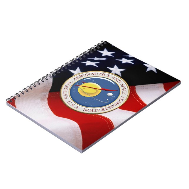 Cuaderno [100] Emblema de la NASA [3D] (Lado Izquierdo)