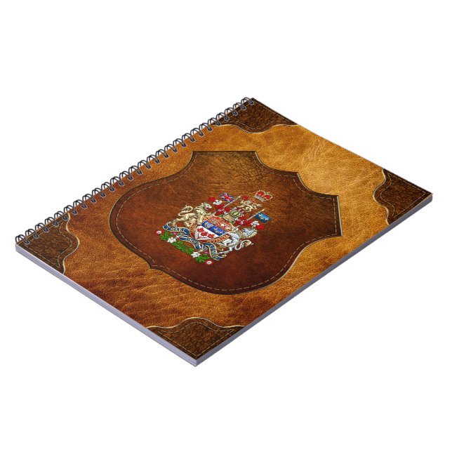 Cuaderno [100] Escudo de armas del Canadá [3D] (Lado Izquierdo)