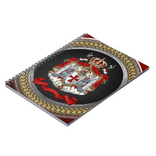 Cuaderno [100] Escudo de armas templario de los caballeros