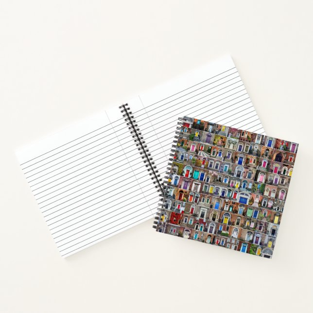 Cuaderno 100 puertas del ordenador portátil Dublin Square (Interior)