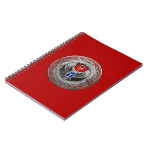 Cuaderno [100] Scarab y Ankh de aleta sagrada egipcia de pl