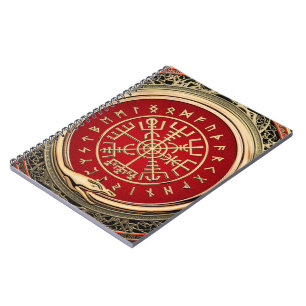 Cuaderno [100] Vegvisir - Viking Gold Magic Runic Compass
