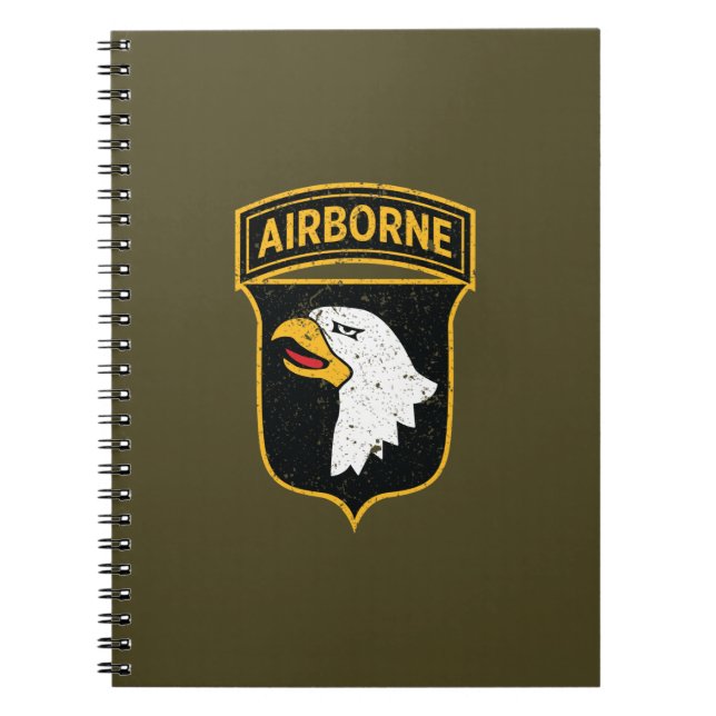 Cuaderno 101ª División Aérea "Águilas gritando" Grunge (Frente)