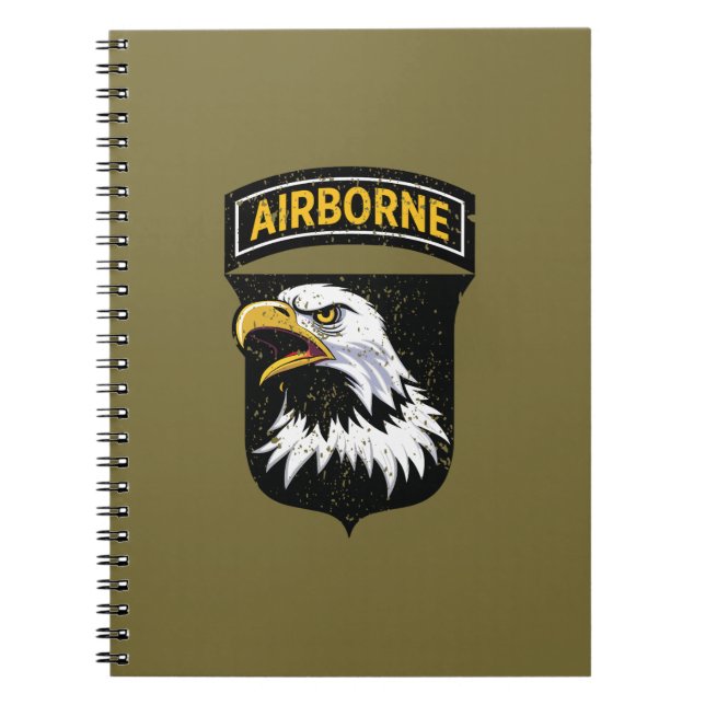 Cuaderno 101ª División Aérea "Águilas gritando" Grunge (Frente)
