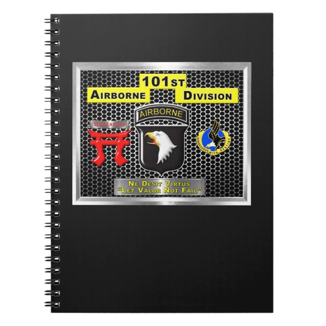 Cuaderno 101.ª División Aerotransportada (Frente)